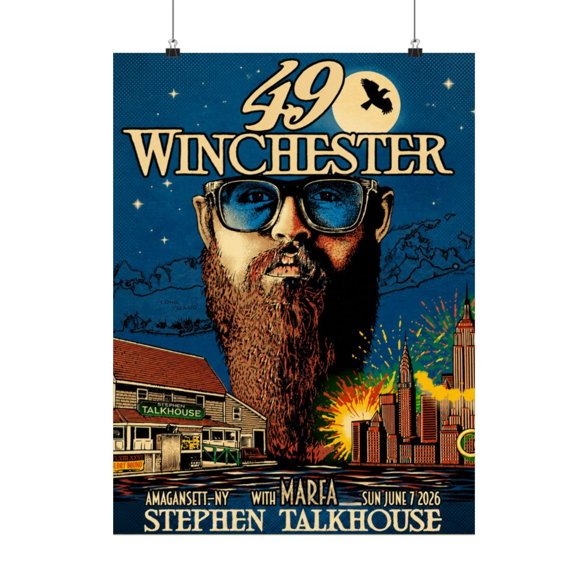6.7.26 Amagansett, NY Poster - Signed | 49 Winchester