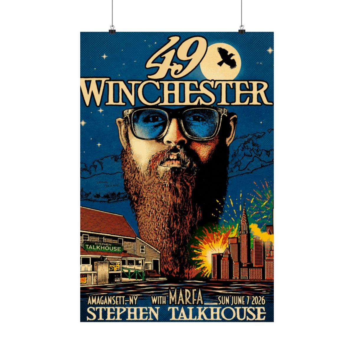 6.7.26 Amagansett, NY Poster - Signed | 49 Winchester