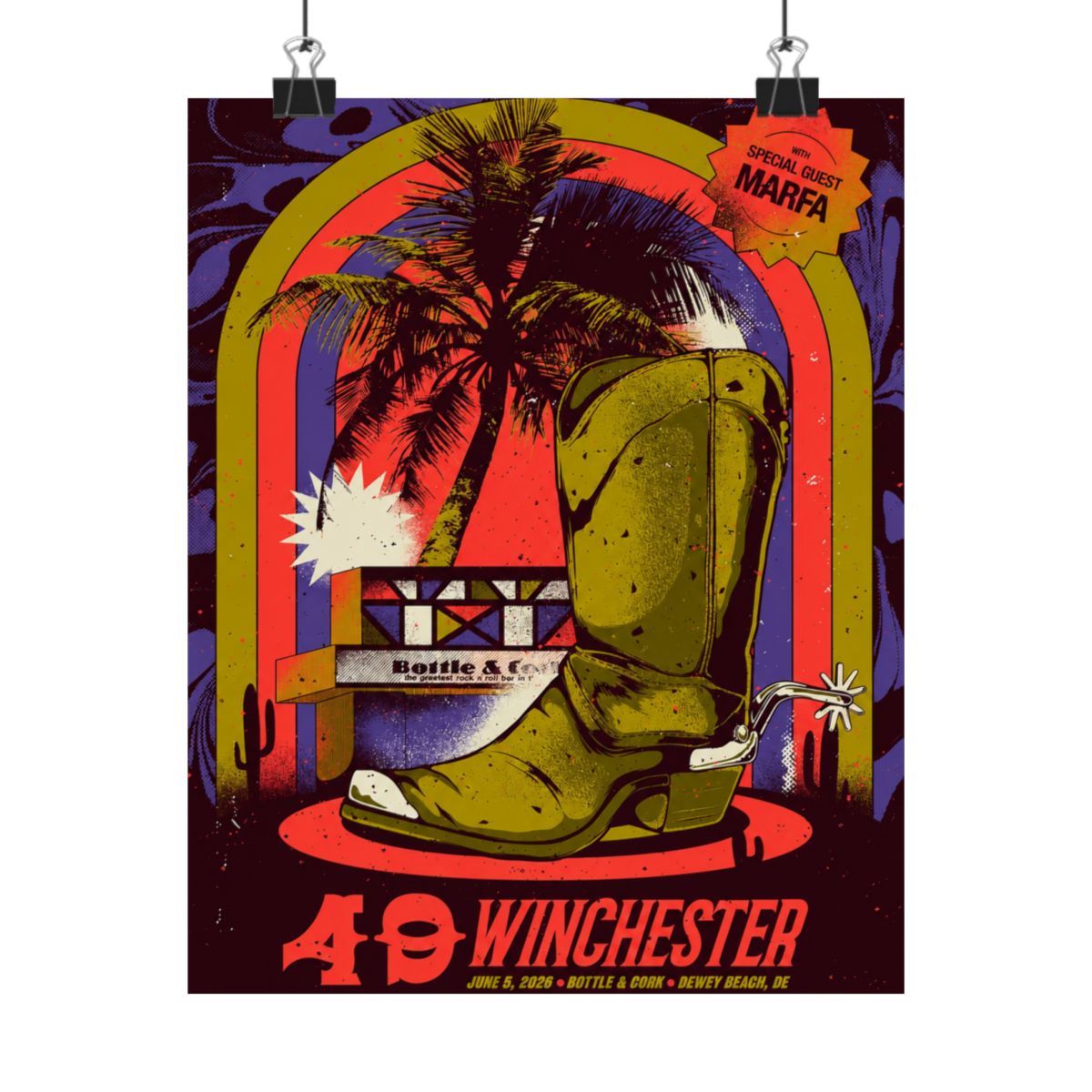 6.5.26 Dewey Beach, DE Poster - Signed | 49 Winchester - alternate angle 5, merchandise