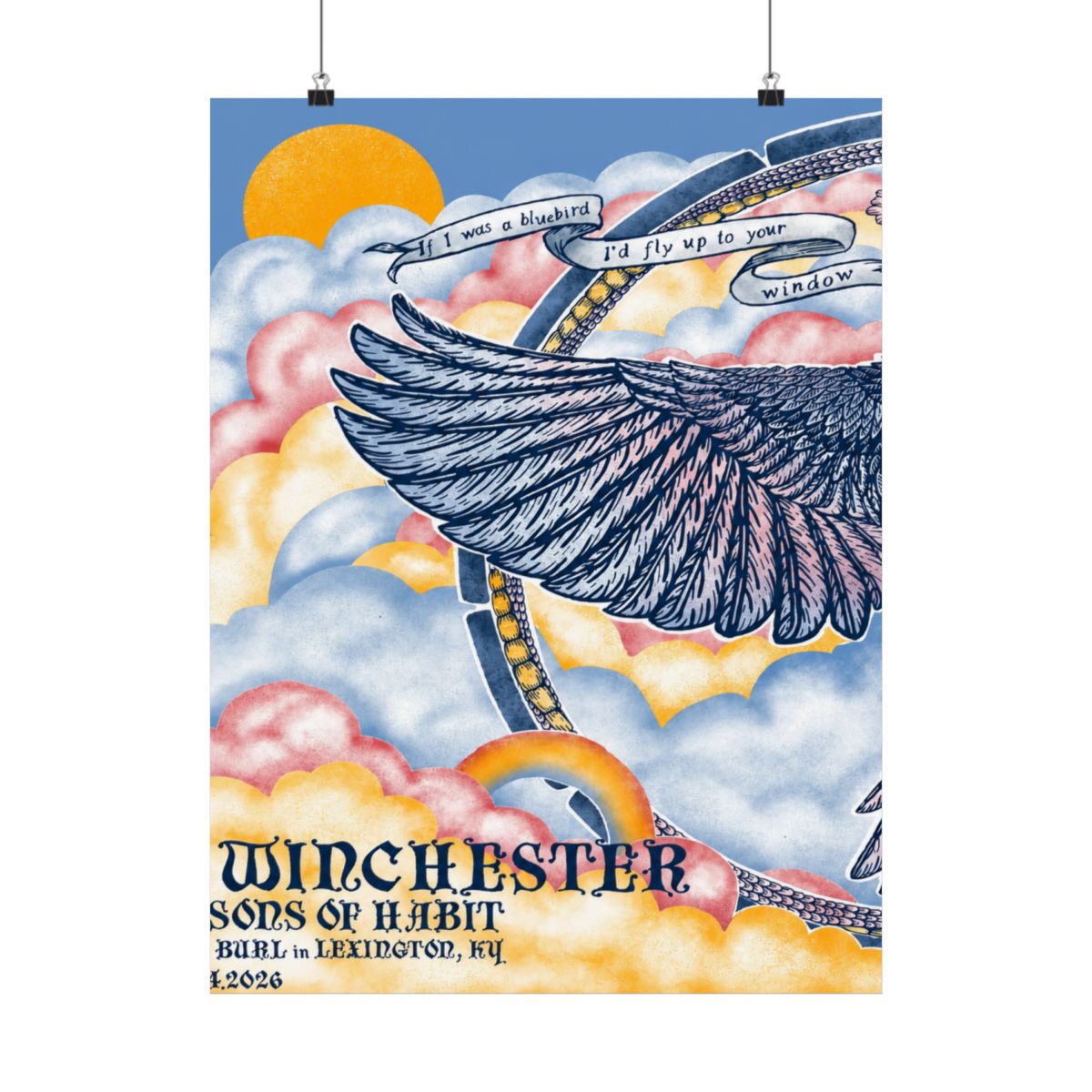 4.24.26 Lexington, KY Poster - Signed | 49 Winchester
