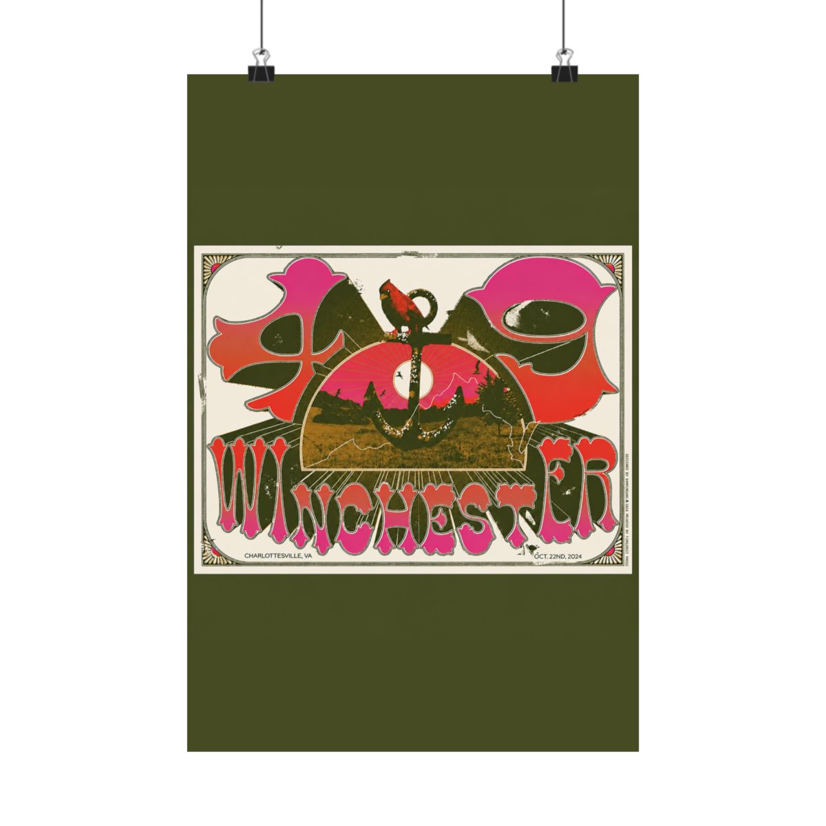 10.22.24 The Jefferson Theater Poster - Signed | 49 Winchester - alternate angle 3, merchandise