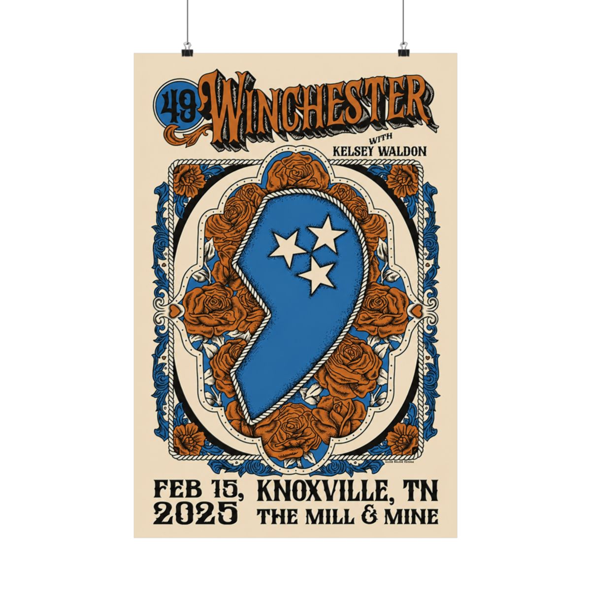 2.15.25 The Mill & Mine Knoxville, TN Poster - Signed | 49 Winchester - Official Posters & Wall Art merchandise