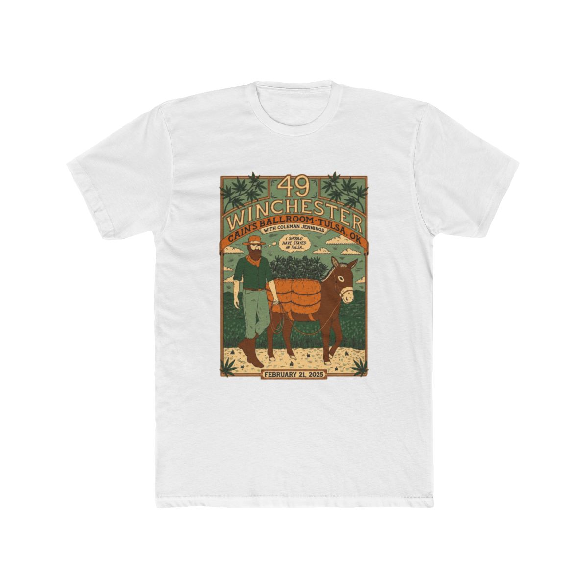 2.21.25 Cain's Ballroom - Signed | 49 Winchester - Official T-Shirts merchandise