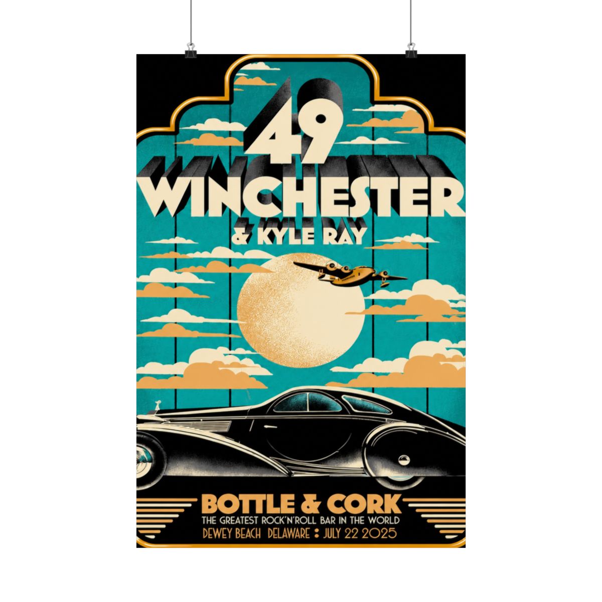 7.22.25 Bottle & Cork Poster - Signed | 49 Winchester