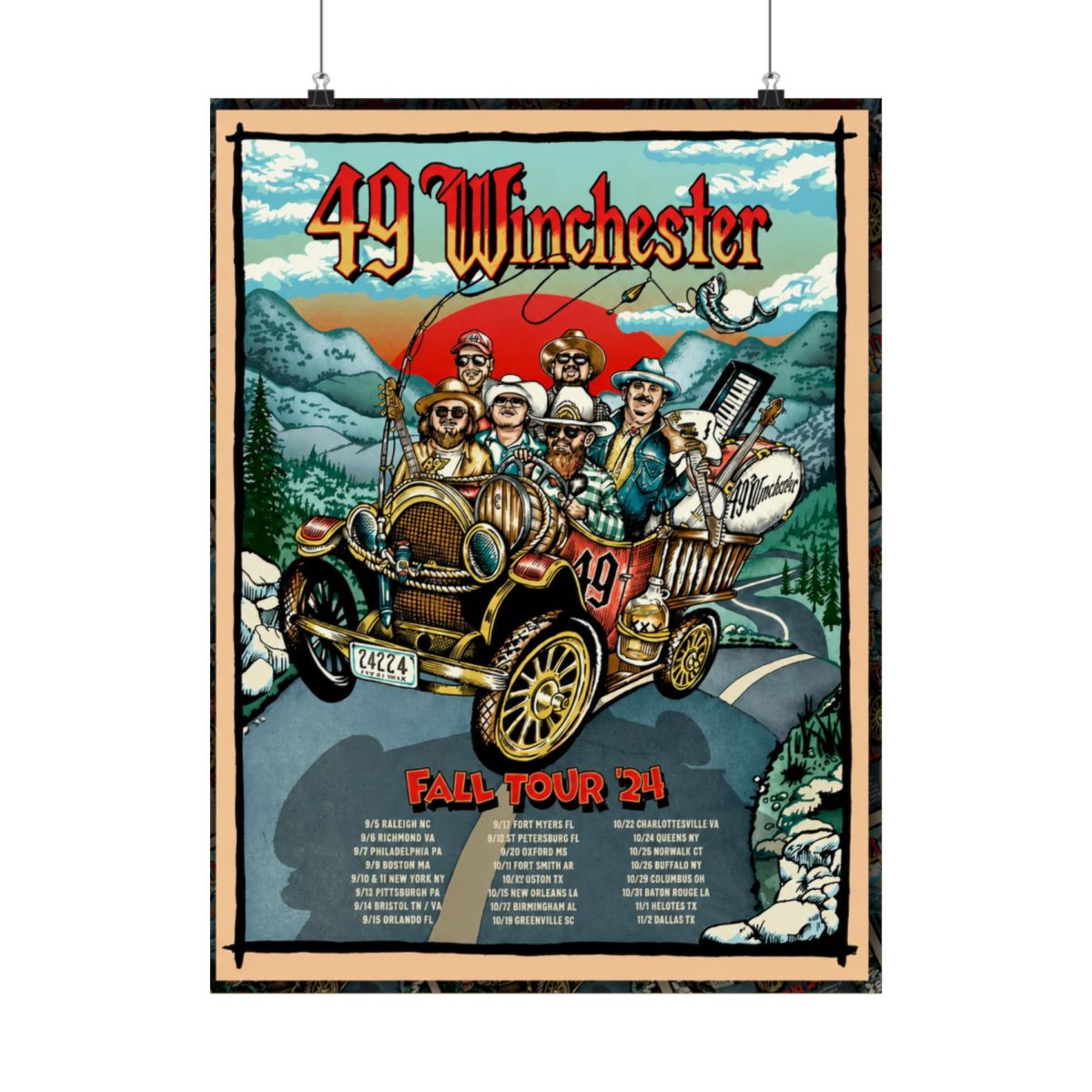 Fall 2024 Tour Poster | 49 Winchester