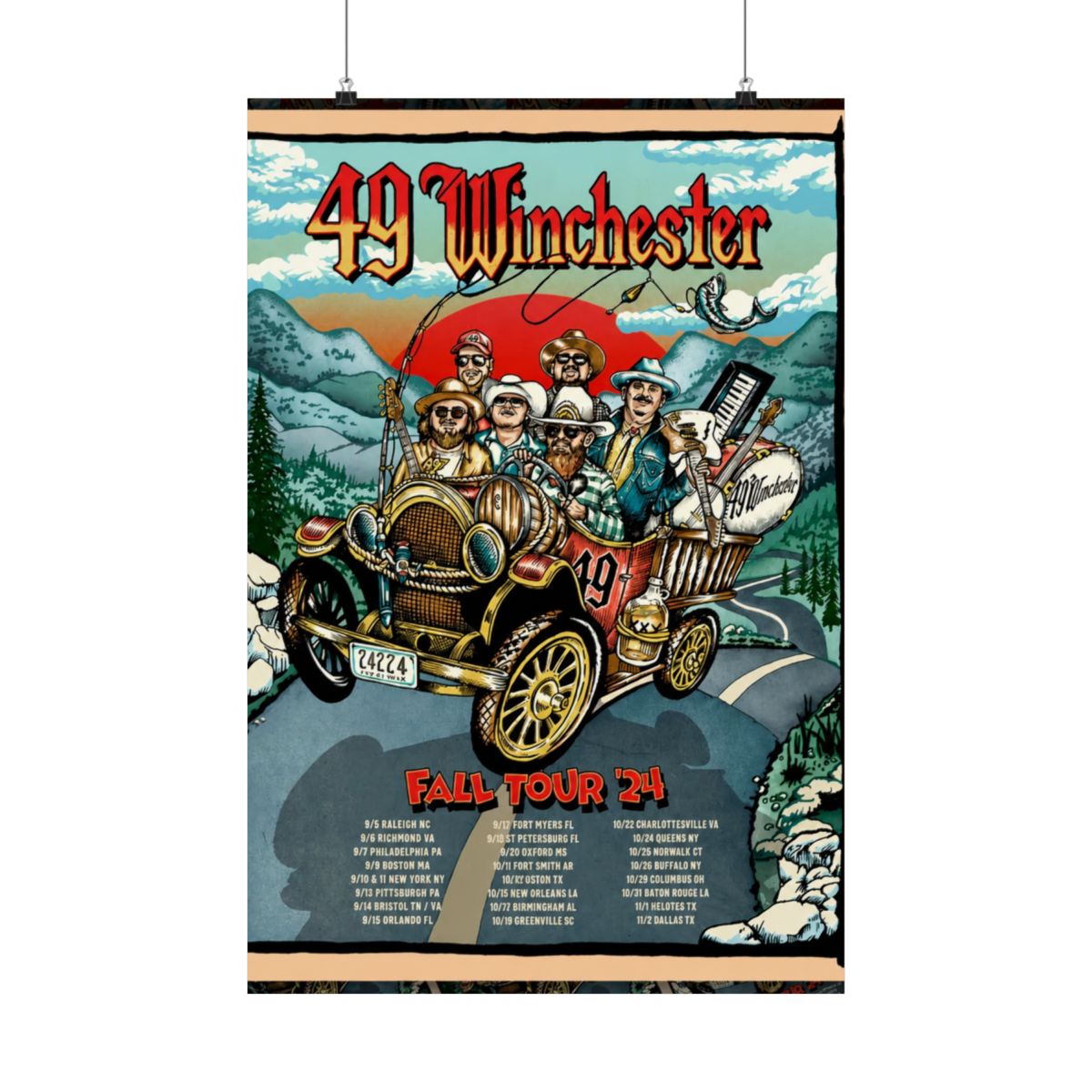Fall 2024 Tour Poster | 49 Winchester