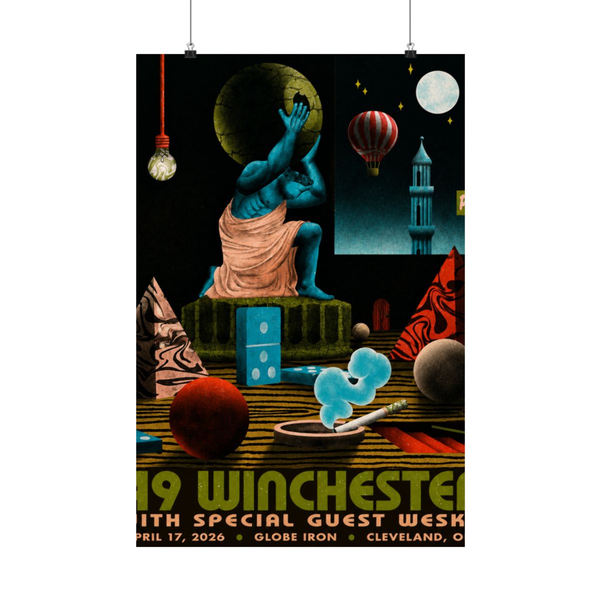 4.17.26 Cleveland, OH Poster - Signed | 49 Winchester