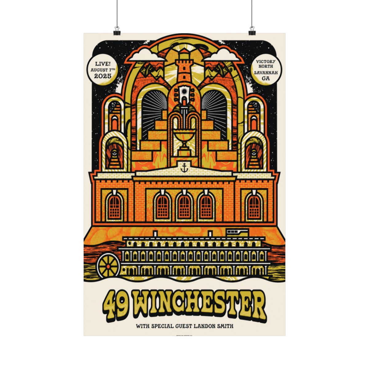 8.7.25 Victory North Savannah, GA Poster | 49 Winchester