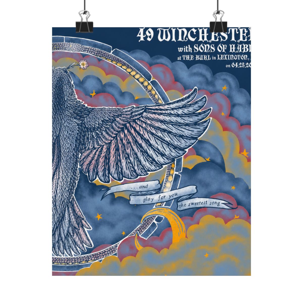 4.25.26 Lexington, KY Poster - Signed | 49 Winchester - alternate angle 4, merchandise